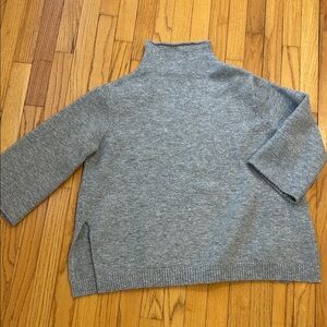 Zara Heather Gray Turtleneck Sweater